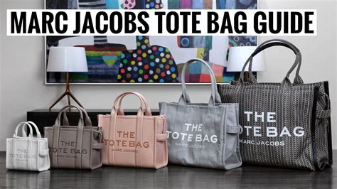 marc jacobs tote bag sizes